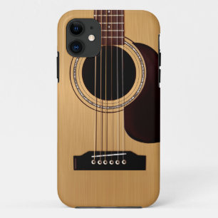 Gezierte oberste Akustikgitarre iPhone 11 Hülle