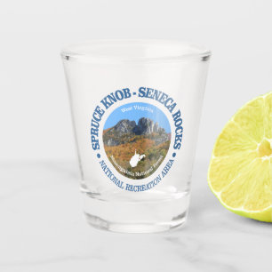 Gezierter Griff - Seneca schaukelt NRA Schnapsglas