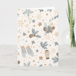 Gezuberte Wintermagie | Elegantes minimalistisches Karte