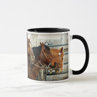 Gezügelte Pferdeköpfe Tasse