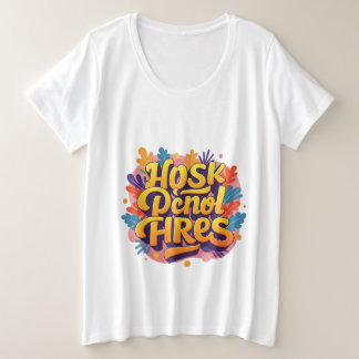 Gezwitscher Große Größe T-Shirt