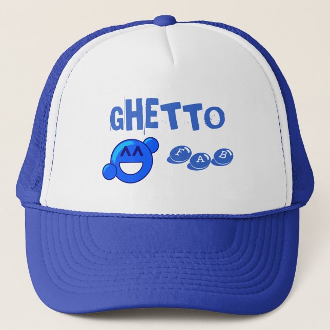 GF blau Truckerkappe (Vorderseite)
