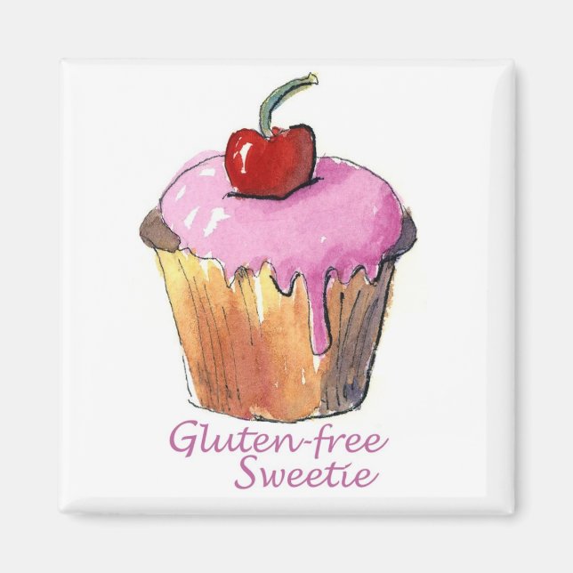 GF Cherry Cupcake Magnet (Vorne)