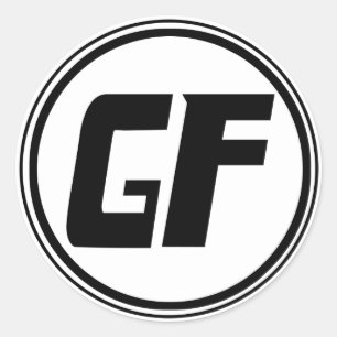 GF großer Kreis-Aufkleber Runder Aufkleber