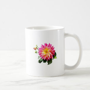Gft_VividPinkAndYellowDahliaVivid Pink und Gelb Kaffeetasse