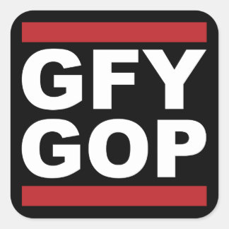 GFY GOP Aufkleber