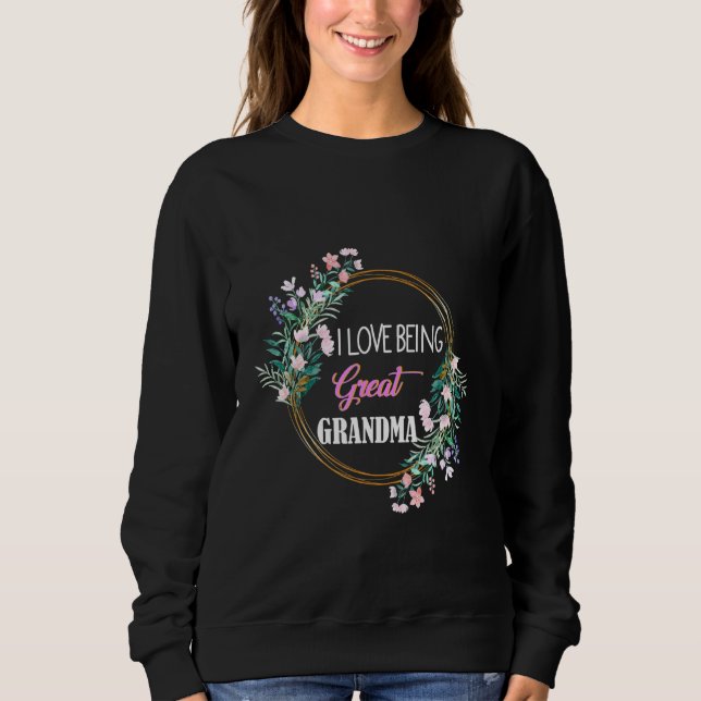 GG Liebe ist GiGi Großmutter Sweatshirt (Vorderseite)