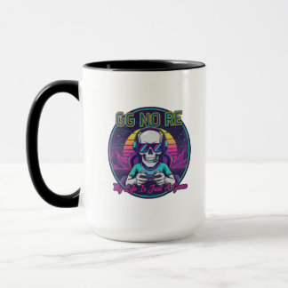 GG No Re Gamer-Totenkopf-Tasse Tasse