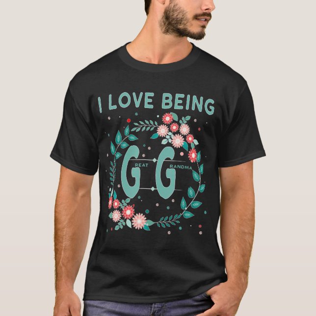 GG Shirt I Liebe ist Gigi Großmutter (Vorderseite)