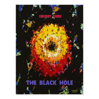 GGAST - Le Trou Noir - 20"x 26,67" Affiche Brillan