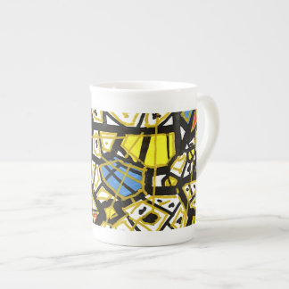 GGAST Série Or - Élégante Tasse en Porcelaine 