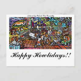GGBR Feiertag 08, glückliches Howlidays!! Feiertagspostkarte