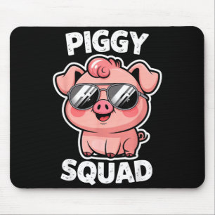 Ggy Squad G trägt Sonnenbrillen als Tier Lustiger Mousepad