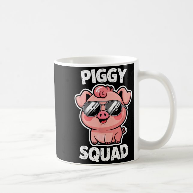 Ggy Squad G Wearing Sungles As Animal Funny Farmer Kaffeetasse (Rechts)