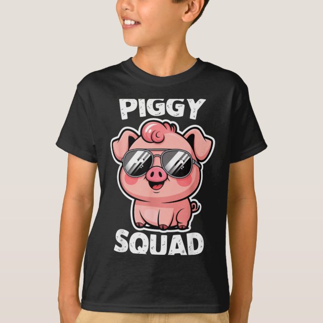 Ggy Squad G Wearing Sungles As Animal Funny Farmer T-Shirt (Vorderseite)