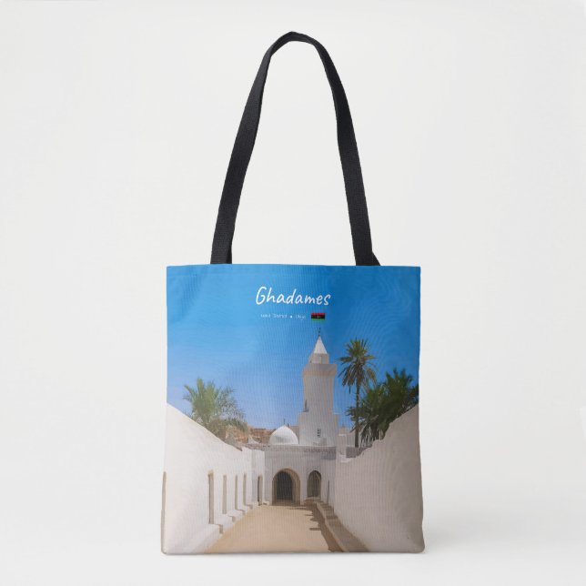 Ghadames, Libyen - Weiße Moschee Tasche (Vorderseite)