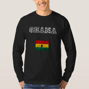 Ghana Afrikanischer Fußball Ghanaische Flagge Ghan T-Shirt
