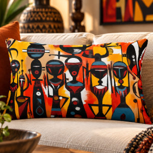 Ghana-Afrikanisches-Kunst-Akzentkissen Dekokissen