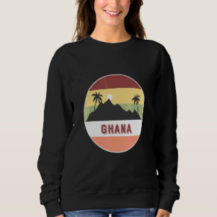 Ghana Berg und Palmen Sweatshirt