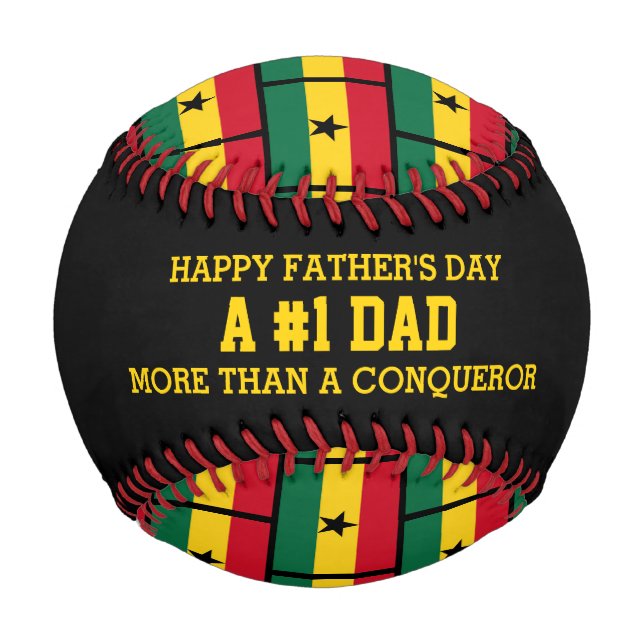 GHANA Bester Vater Vatertag Baseball (Vorderseite)