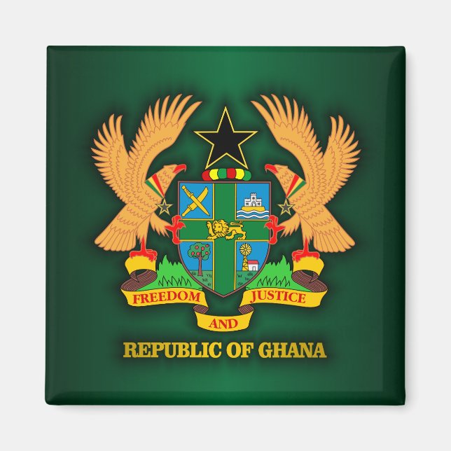 Ghana COA Magnet (Vorne)