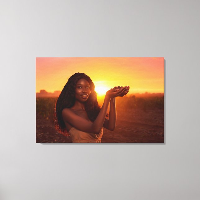 GHANA - COCOA LEINWANDDRUCK (Vorderseite)