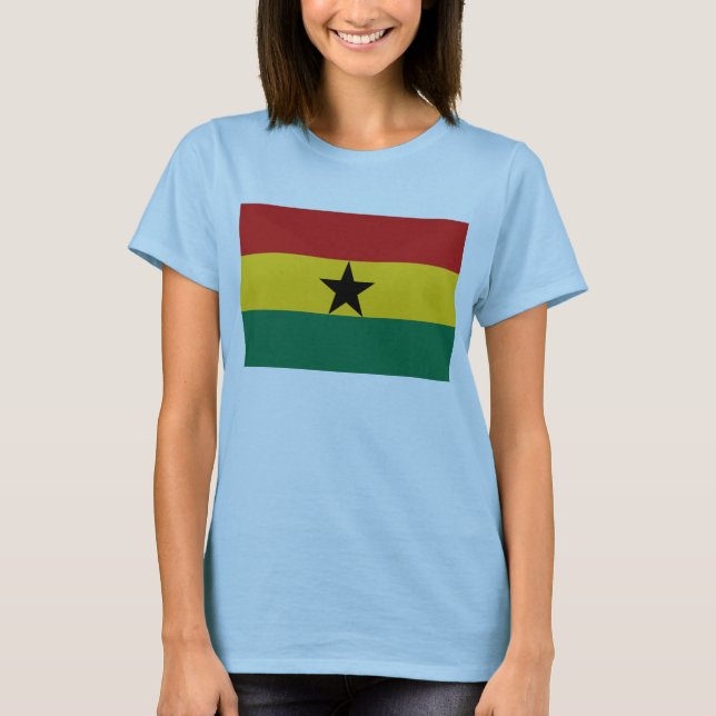 Ghana Drapeau x Carte T-shirt (Devant)