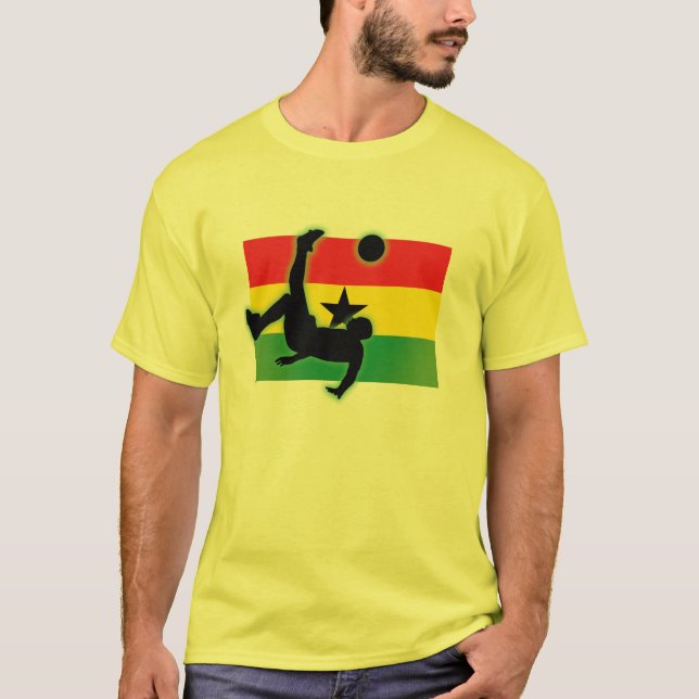 Ghana-Fahrrad-Tritt T-Shirt (Vorderseite)