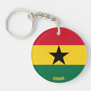 Ghana Flag Charming Patriotic Schlüsselanhänger