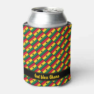 GHANA FLAG Gott segne PERSONALISIERT Ghanais Dosenkühler