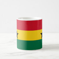 Ghana Flag Keramik Tasse