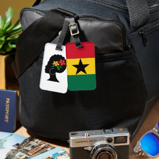 Ghana Flag Luggage Tags Gepäckanhänger