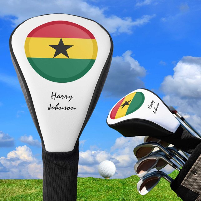 Ghana Flag & Mit Monogramm Golf Clubs Covers Golf Headcover (Von Creator hochgeladen)