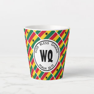 GHANA FLAG Patriotic Customizable Milchtasse