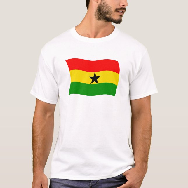 Ghana Flag Shirt (Vorderseite)