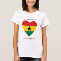 Ghana Flag Sweetheart T - Shirt