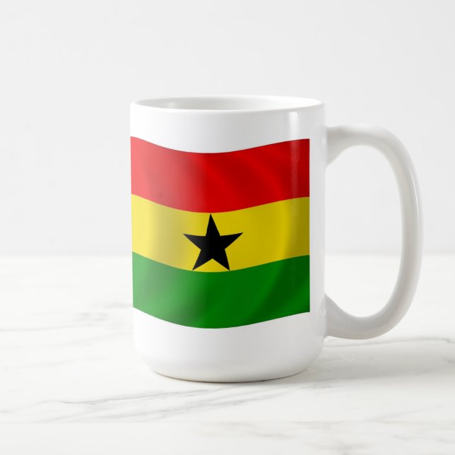 Ghana Flag Tasse (Rechts)
