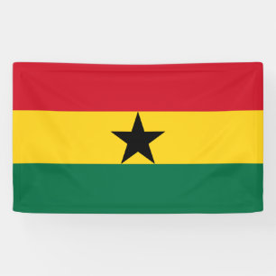Ghana-Flagge Banner