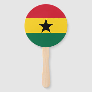 Ghana-Flagge Fächer