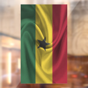 Ghana-Flagge Fensteraufkleber