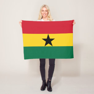 Ghana-Flagge Fleecedecke