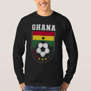 Ghana-Flagge Fußballfan T-Shirt