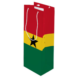 Ghana-Flagge Geschenktüte Für Weinflaschen