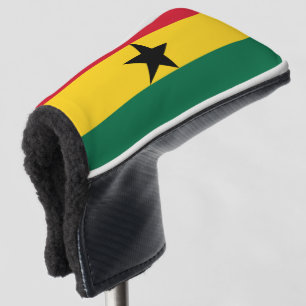 Ghana-Flagge Golf Headcover