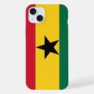 Ghana-Flagge iPhone 15 Plus Hülle