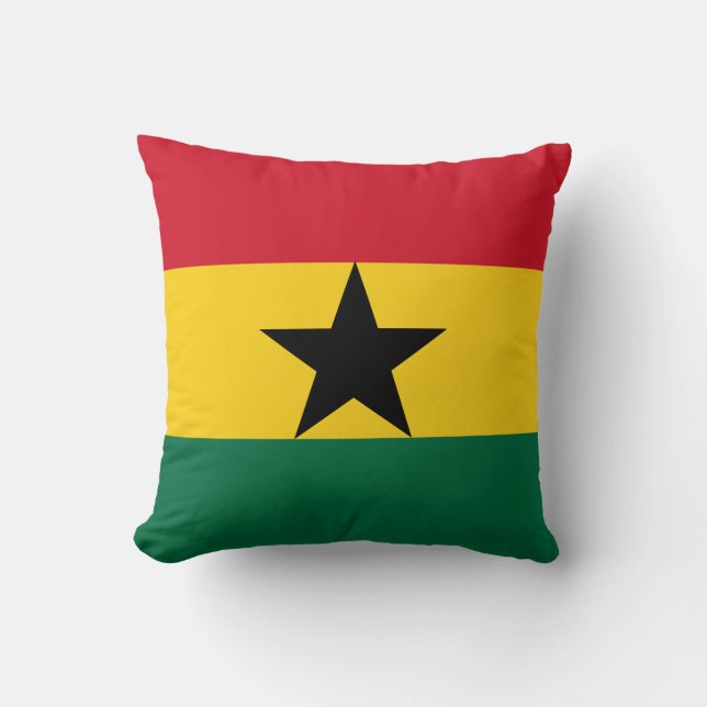 Ghana-Flagge Kissen (Vorderseite)