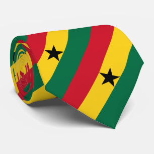 Ghana-Flagge Krawatte