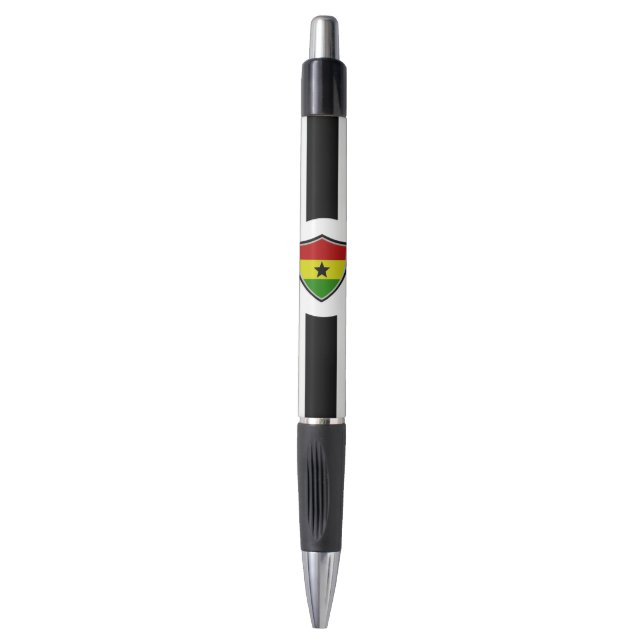 Ghana-Flagge Kugelschreiber (Vorderseite Vertikal)