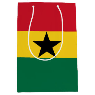 Ghana-Flagge Mittlere Geschenktüte