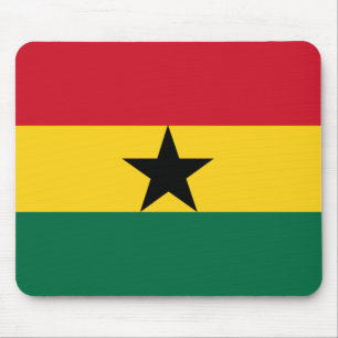 Ghana-Flagge Mousepad